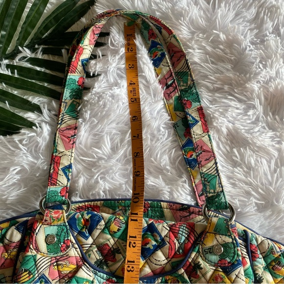 NWT Vera Bradley Cuban Stamps Glenna Shoulder Bag - Picture 16 of 16